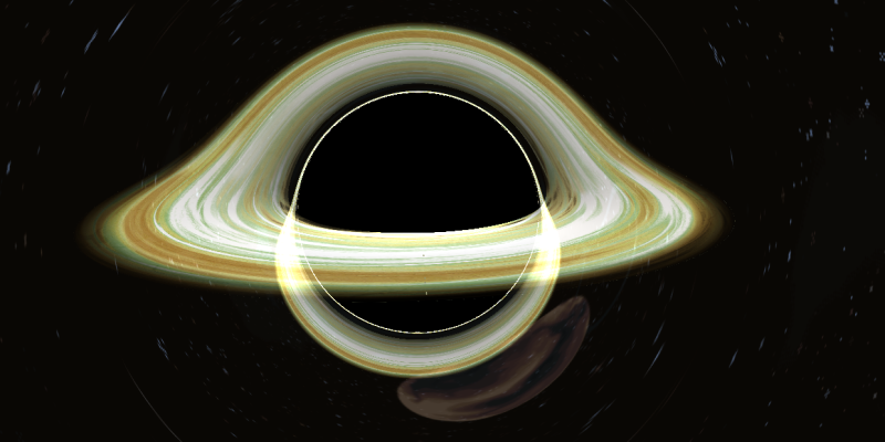OpenGL black hole Cover Art