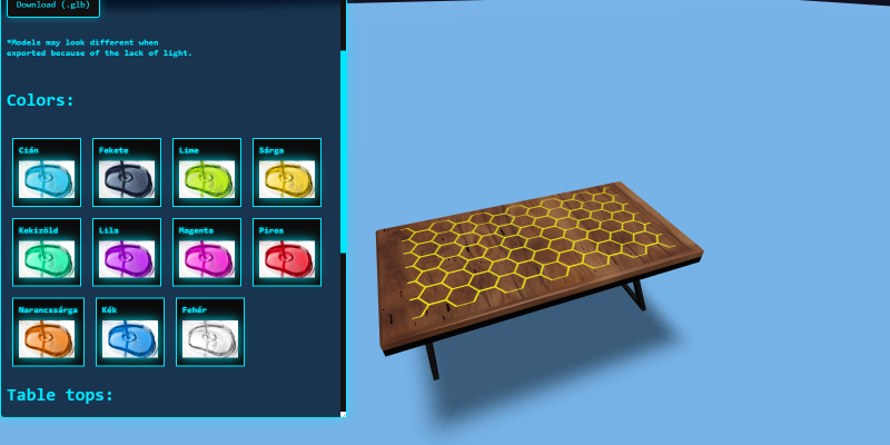 3D table designer map Cover Art