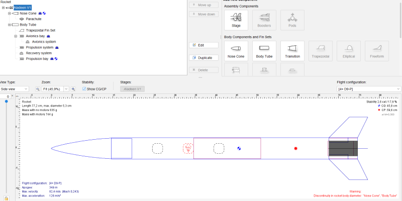 Aladeen OpenRocket cover art